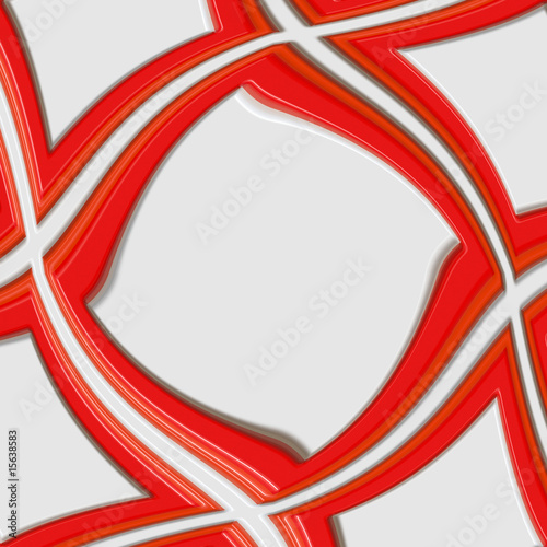 swirling red 3d frame