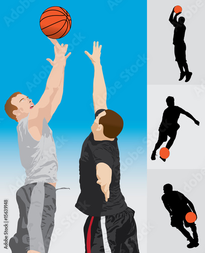 Basketball Silhouettes