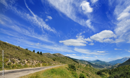 Une route de montagne