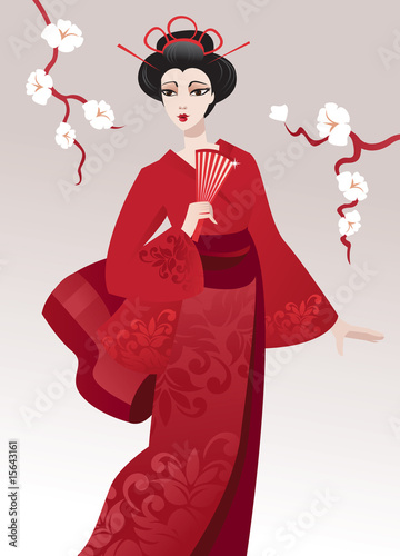 Pretty geisha
