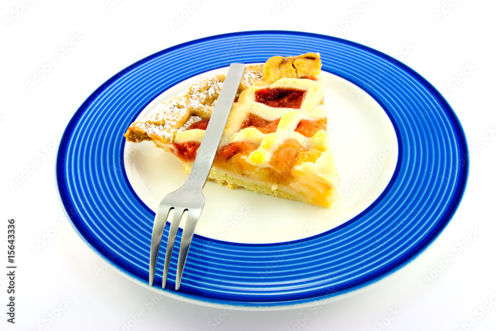 Slice of Apple and Strawberry Pie Slice of Apple and Strawberry Pie