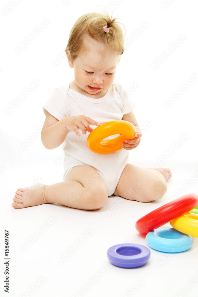 Portrait of adorable baby Portrait of adorable baby