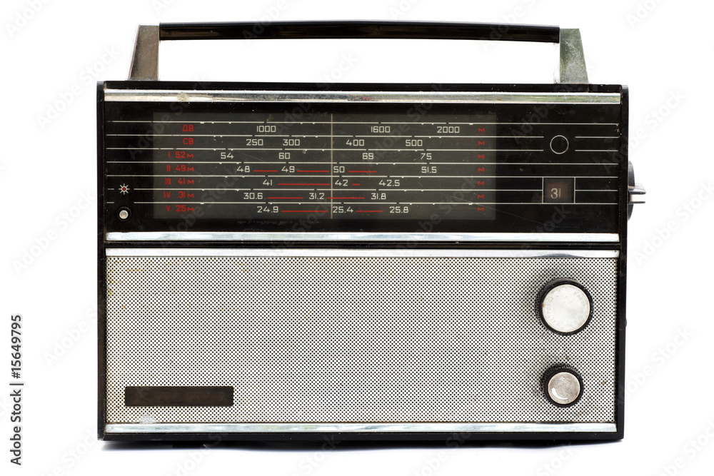 Old russian radio, VEF Stock Photo | Adobe Stock