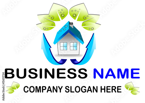 Ökologisches Business Logo Design