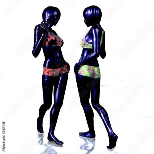 Fototapeta Zwei Frauen im Gespräch