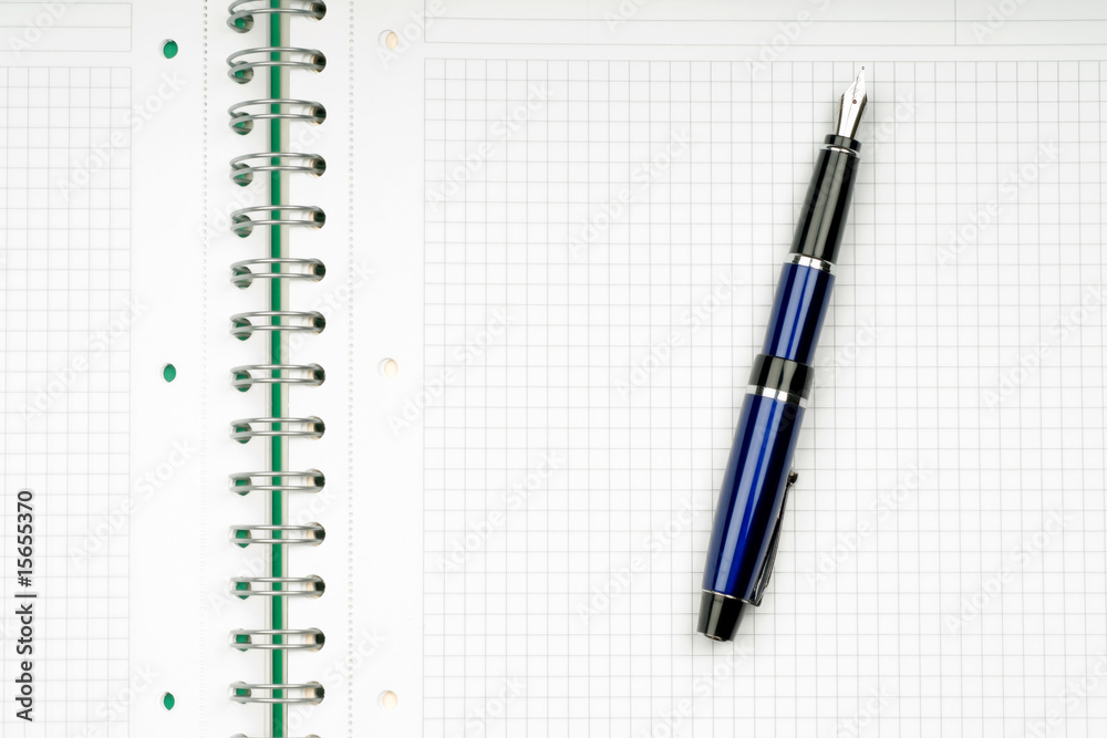 notebook and pencil on white background with clipping path notebook and pencil on white background with clipping path