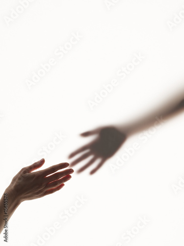 Hands reaching out to each other