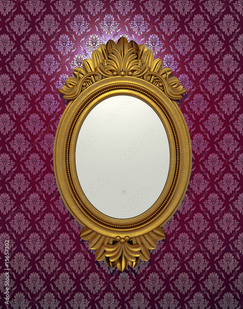golden mirror on red wallpaper Stock Illustration | Adobe Stock golden mirror on red wallpaper Stock Illustration | Adobe Stock