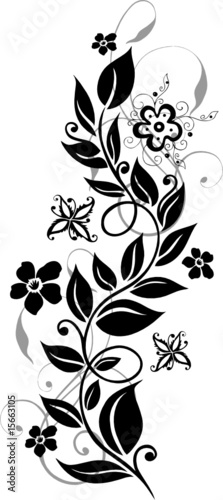 Blumen, Pflanze, Ranke, Blätter, Laub, filigran