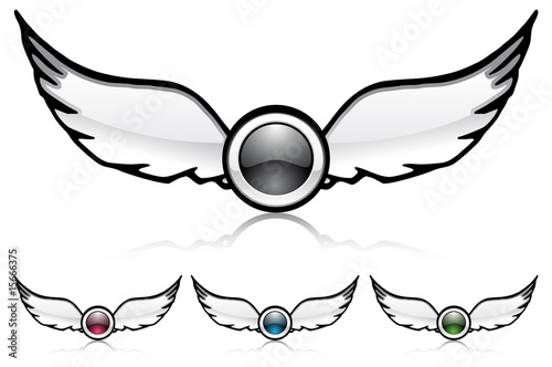 Photo lens wings (Vector)
