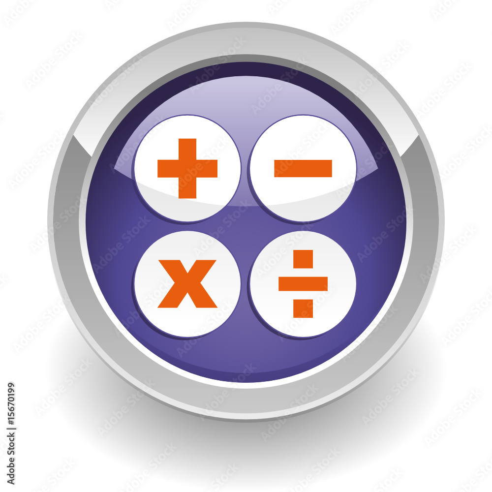 Fototapeta premium Calculator button