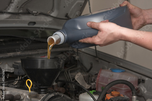 Remplissage d'huile moteur