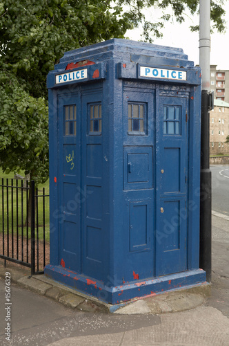 Foto vintage police box