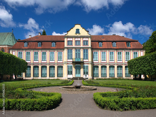 Obraz na płótnie Opatow palace and park in Oliwa. w salonie