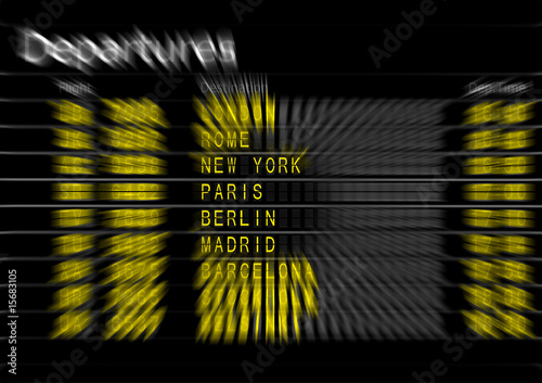 Airport Departures Board