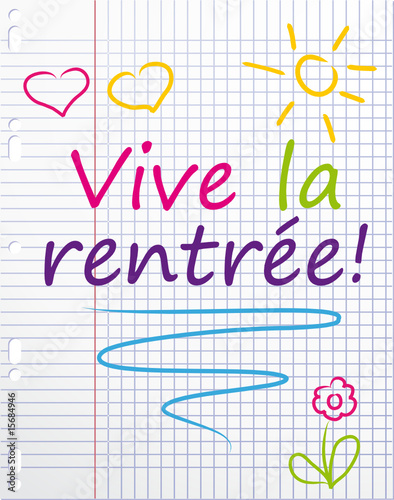 Vive la rentrée!