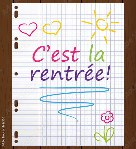 C'est la rentrée!