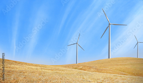 wind mills in fields © Ovidiu Iordachi