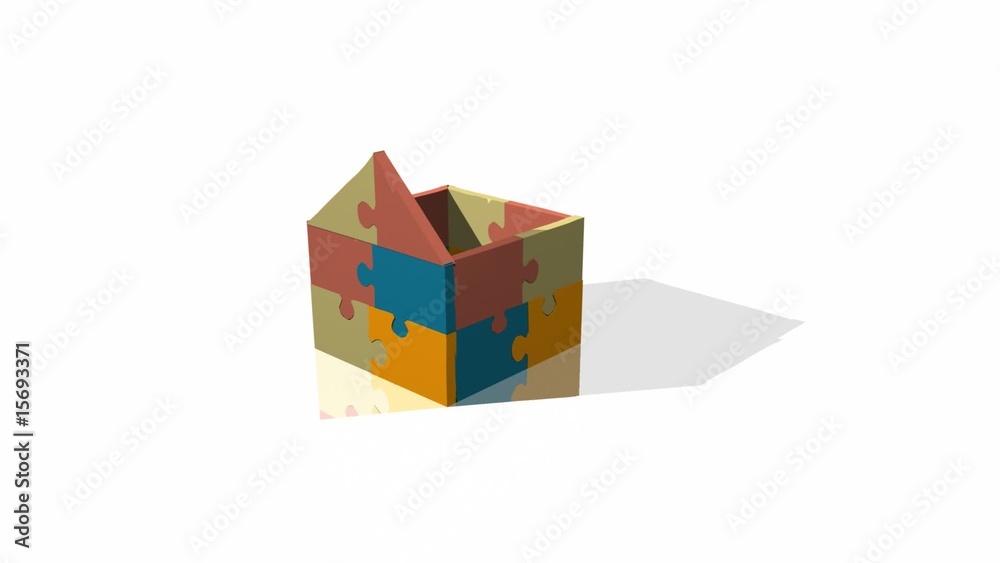 3d Jigsaw house 3d Jigsaw house