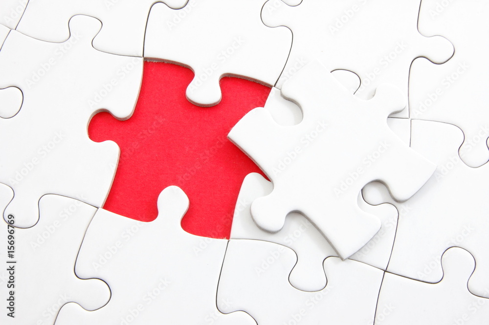 blank puzzle with missing piece blank puzzle with missing piece