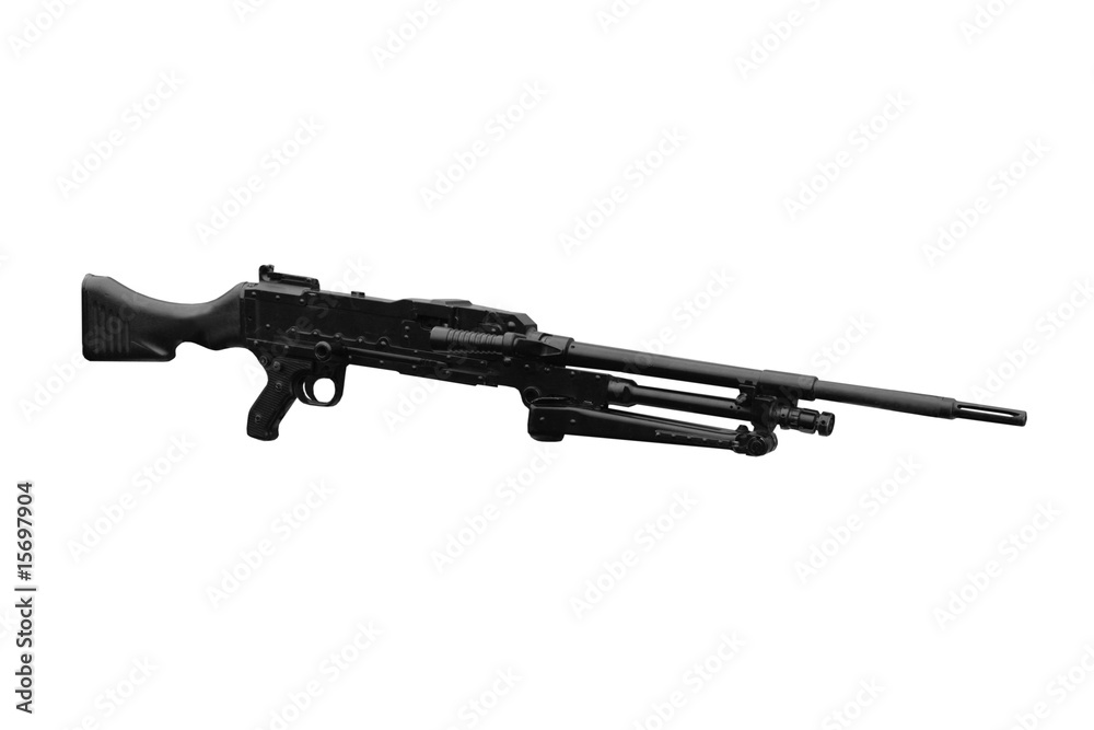 A 7.62mm General Purpose Military Machine Gun. A 7.62mm General Purpose Military Machine Gun.