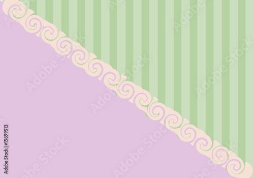 Green and violet background