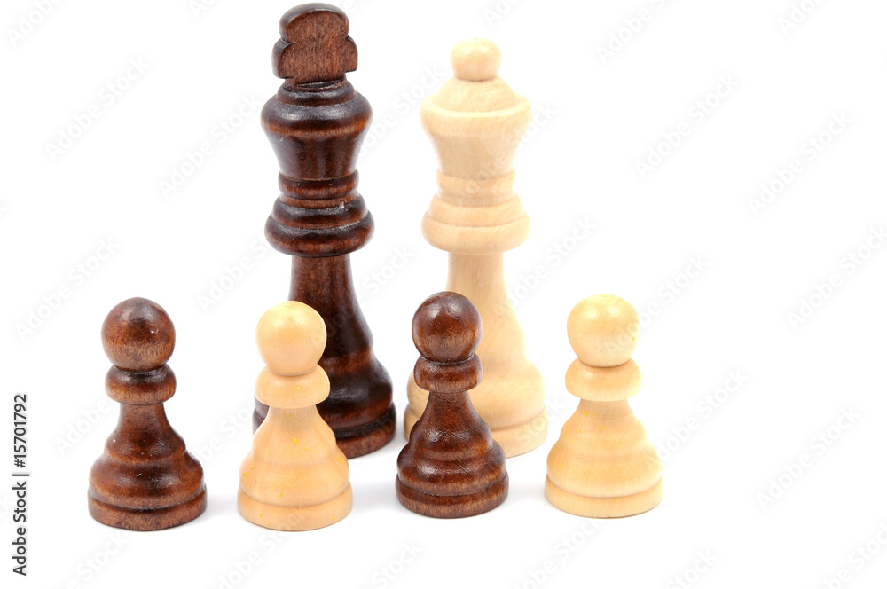 Family value. Concept based on chess Family value. Concept based on chess