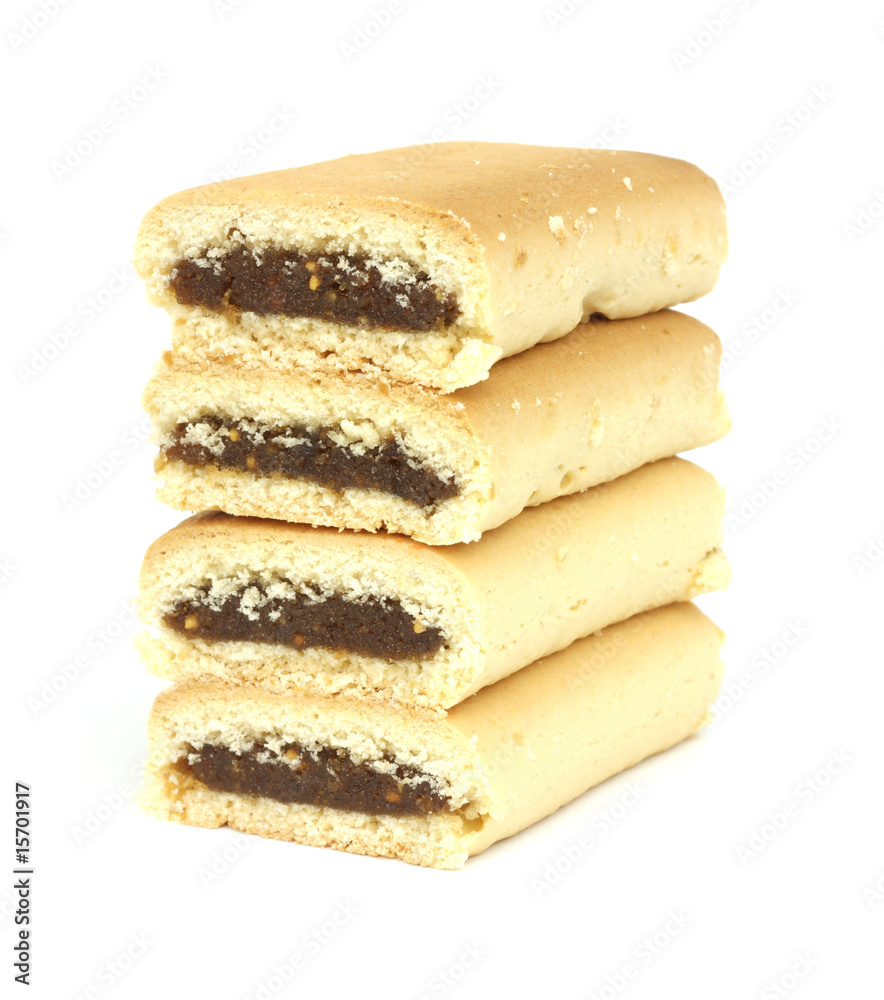 Stack of fig bars