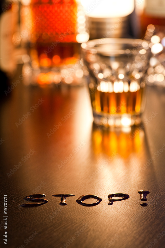 The word Stop The word Stop