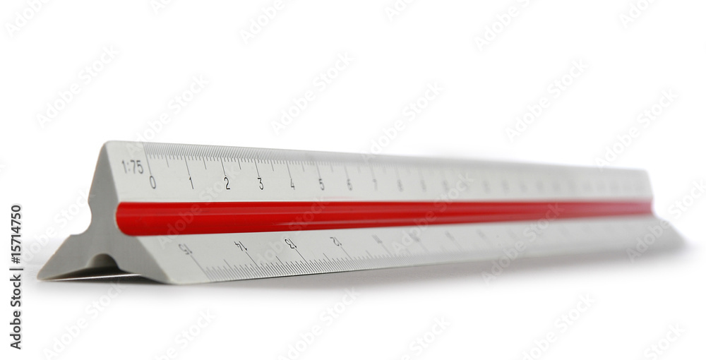 Architectural ruler. Business concept. Architectural ruler. Business concept.