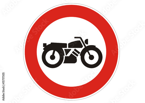 Verbot für Motorräder