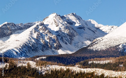 High Tatras Mountains in Winter