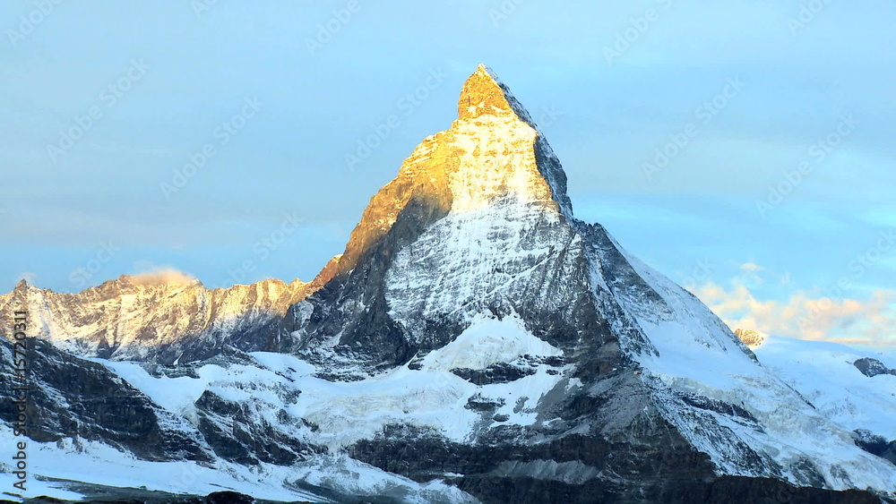Time-Lapse Of The Matterhorn At Sunrise
