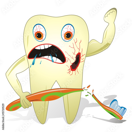 Unhealthy And Unfriendly Tooth