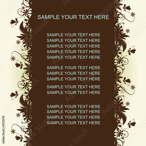 Floral seamless background for your design