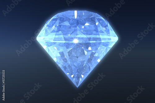 Illustration of a Shiny Diamond © ike