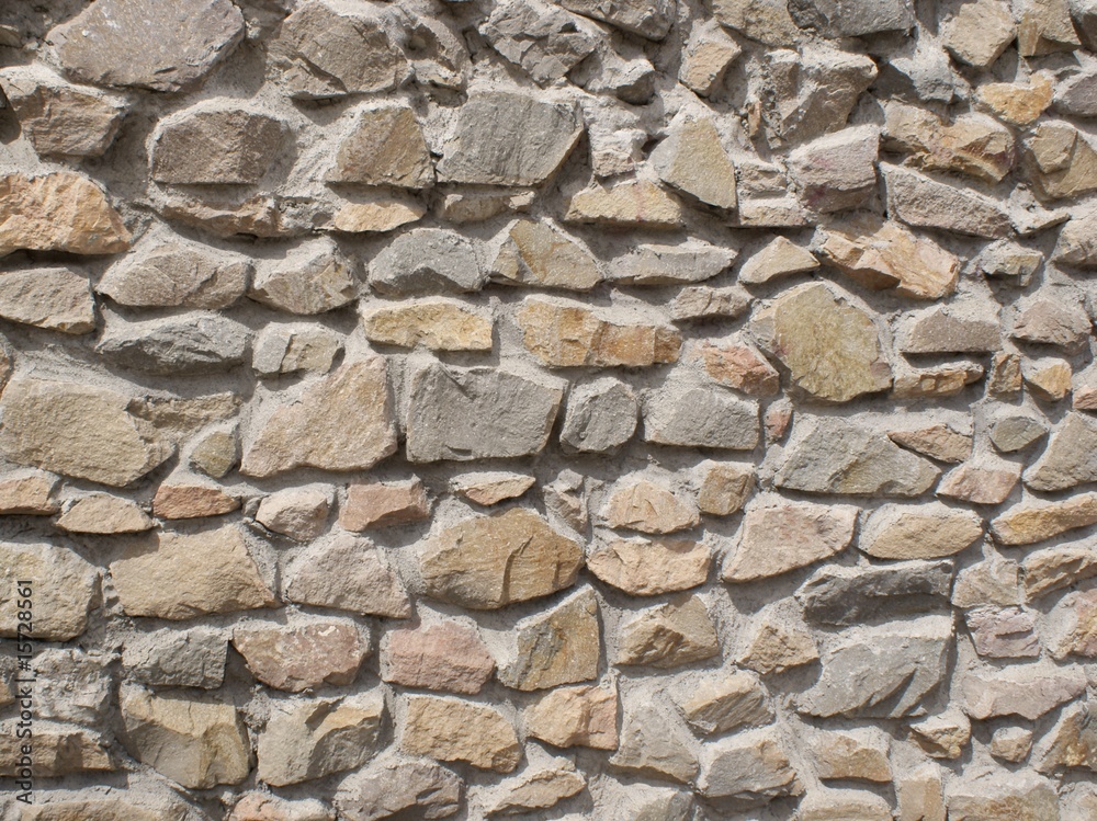 Obraz premium brown and grey stone-wall