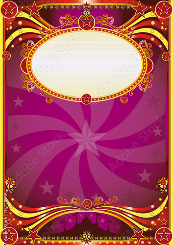 Baroque circus background