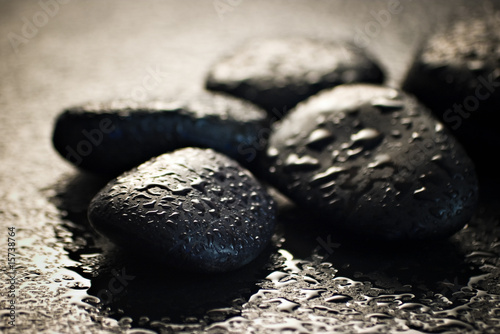 Photography black stones