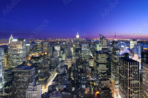 Manhattan at sunset