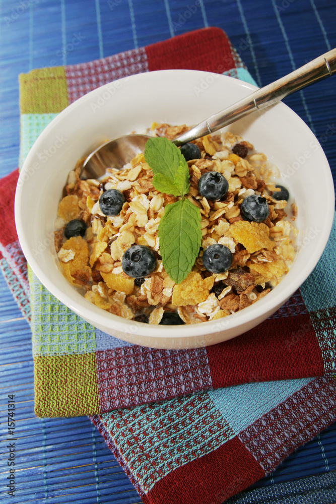 Cereals with fresh fruits Cereals with fresh fruits
