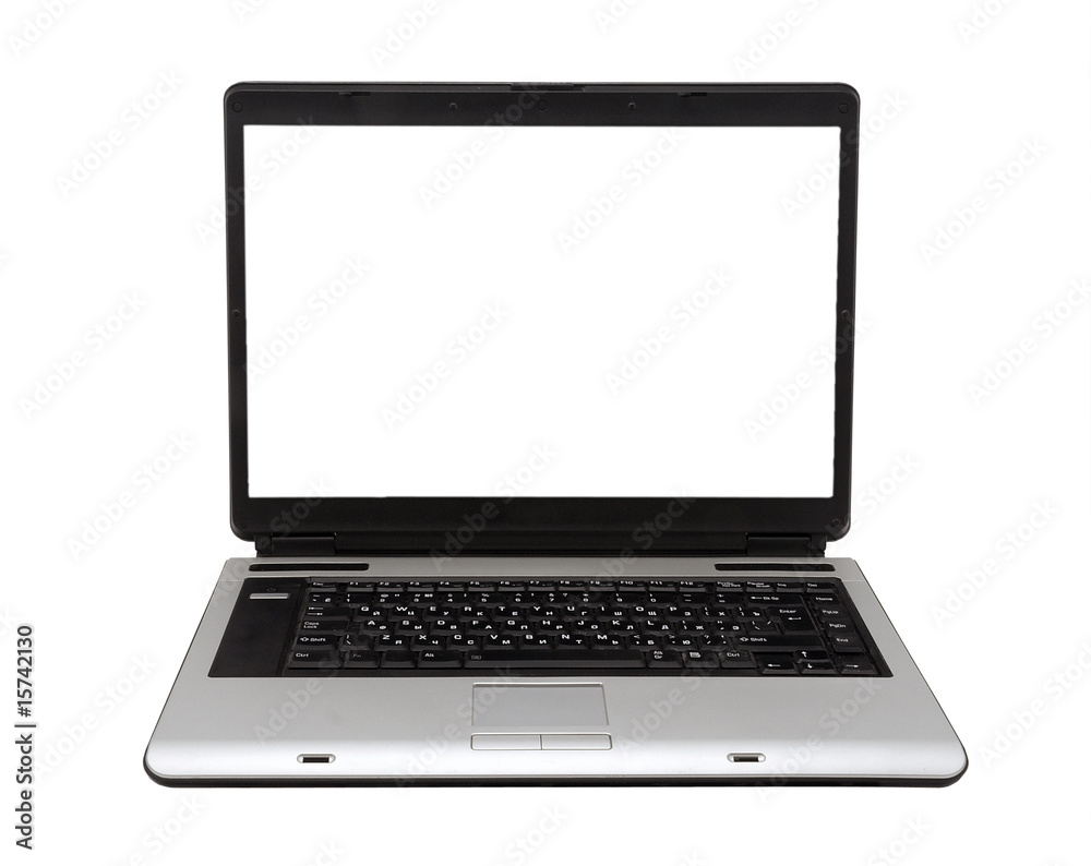 laptop isolated on white background laptop isolated on white background