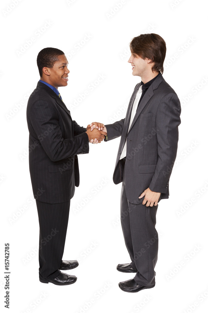 businesspeople - handshake greeting businesspeople - handshake greeting