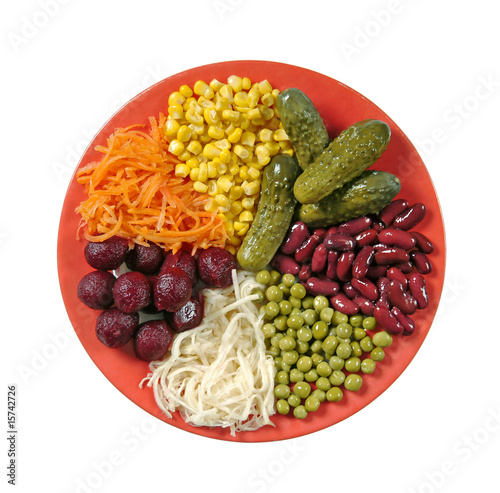 Vegetable plate