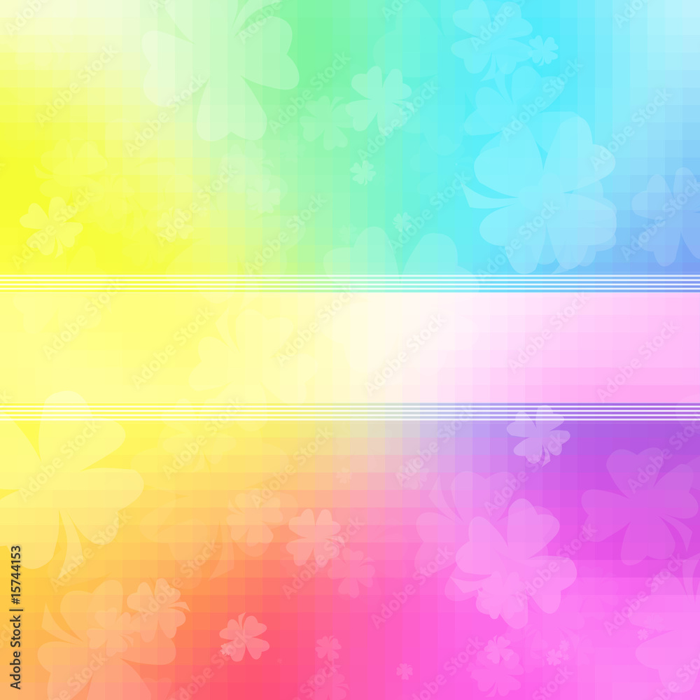 colorful clover wallpaper