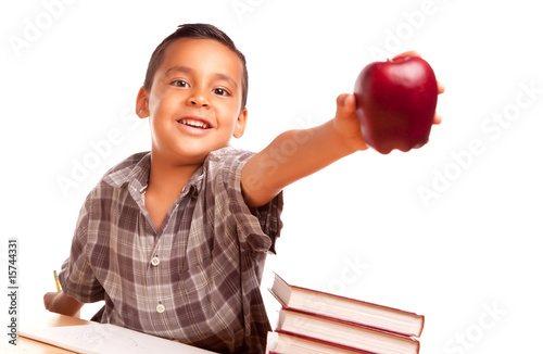 Adorable Hispanic Boy with ...