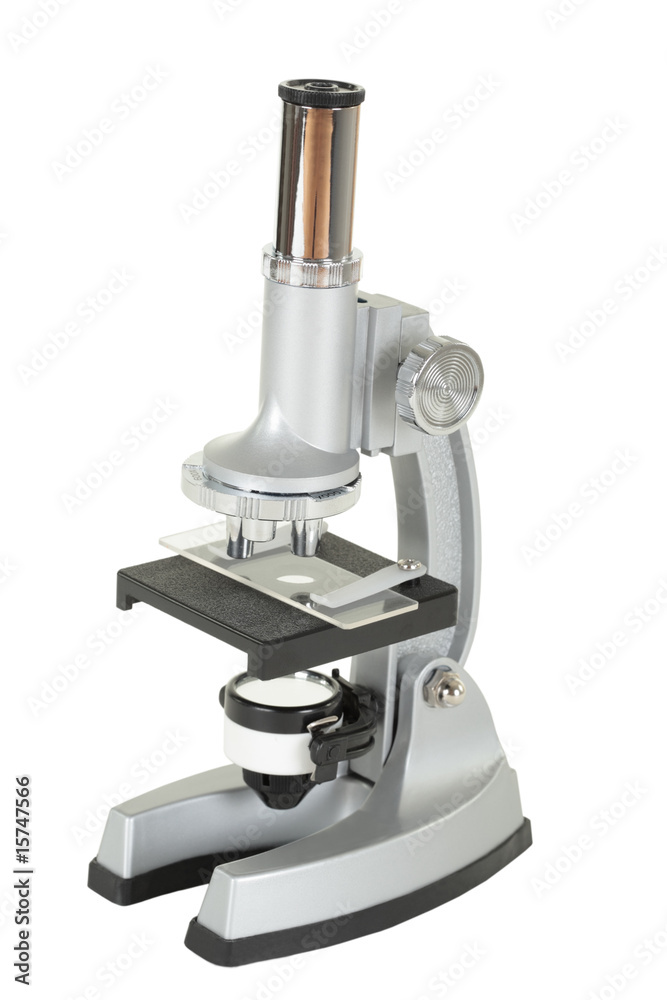 Classic Precision Optical Microscope; isolated clipping path Classic Precision Optical Microscope; isolated clipping path