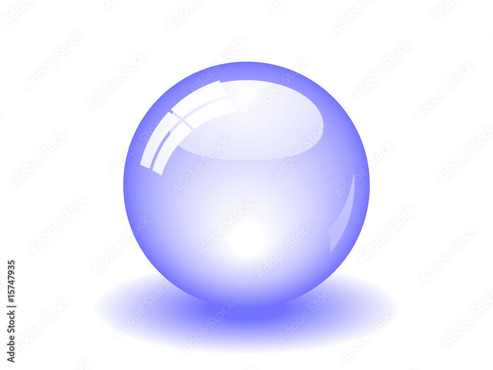 Glossy Blue Ball