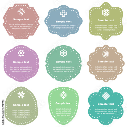 Set of design elements