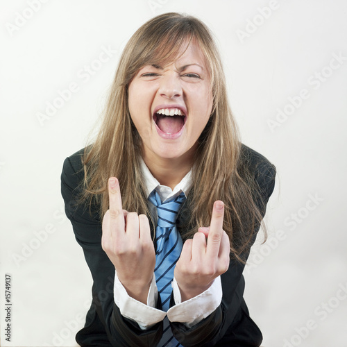 femme et vulgarité photo